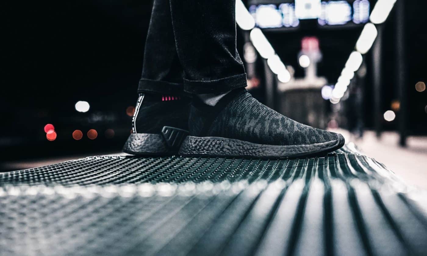 Nmd cs2 triple black shock clearance pink